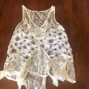 Free people lace top